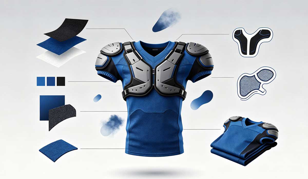 custom sublimated flag football jersey with all-over print